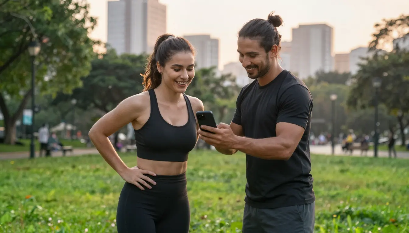 Personal trainers e assessorias usando o Flagy Nutri (imagem ilustrativa)