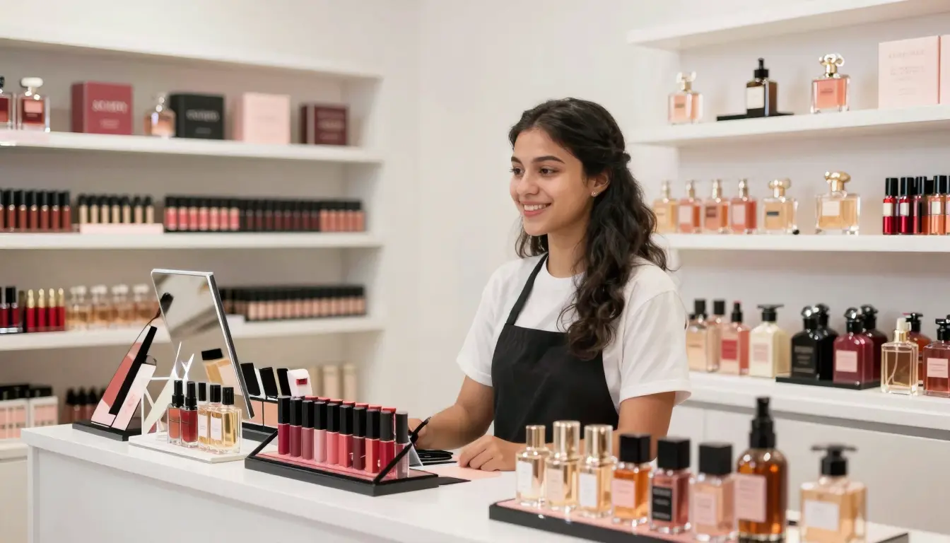 Cosméticos e perfumaria usando o Flagy Varejo (imagem ilustrativa)