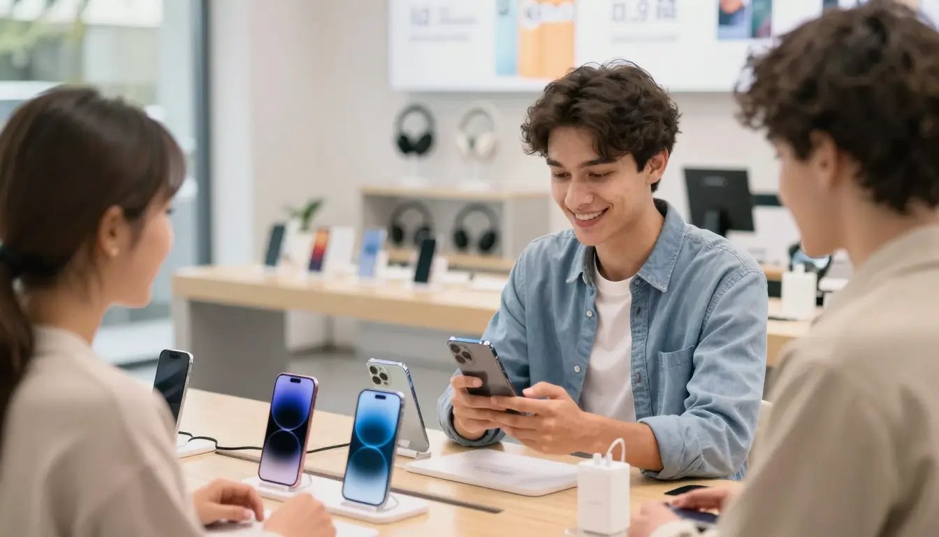 Eletrônicos, celulares e acessórios usando o Flagy Varejo (imagem ilustrativa)