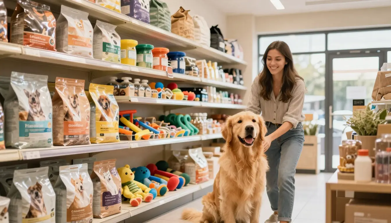 Pet shop usando o Flagy Varejo (imagem ilustrativa)